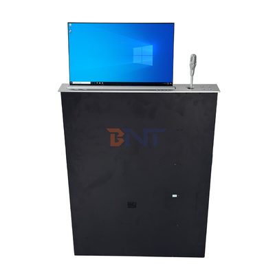 BNT Full HD Écran à bas prix Moniteur rétractable motorisé avec micro pour système de conférence