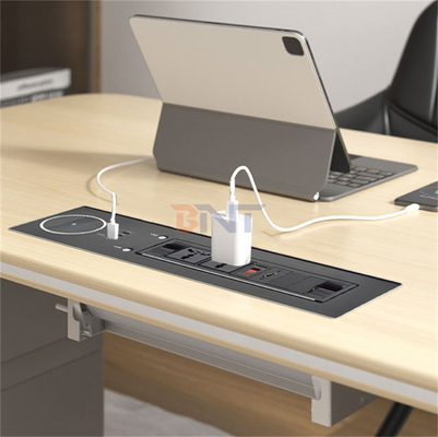2 prise de table à charge rapide universelle de 65 W IP44 niveau 10A courant nominal 2 prises de courant alternatif