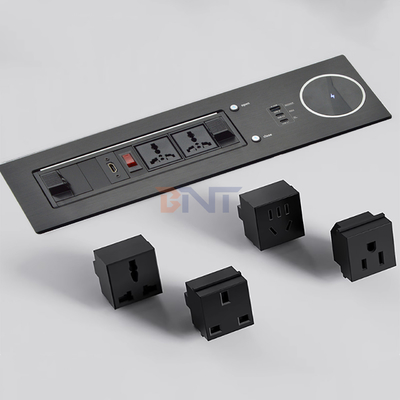 2 prise de table à charge rapide universelle de 65 W IP44 niveau 10A courant nominal 2 prises de courant alternatif