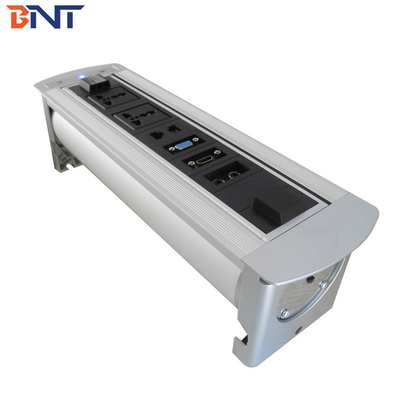 Sortie multimédia de bureau automatique argentée avec 1* VGA / 1* HDMI