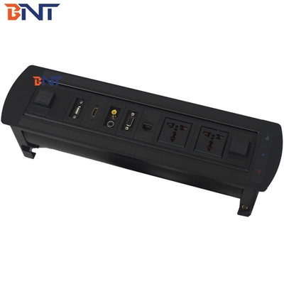 Avec 1*HDMI / 1*VGA Configuration bureau noir Flip Up prise cachée