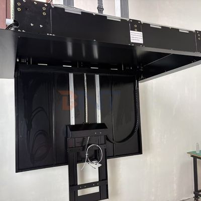 Support de télévision motorisé de 55 pouces avec plafond télécommandé Support de télévision pliable avec fonction de déposer et de rotation