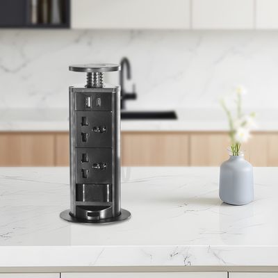 Sortie électrique universelle Sacar El Enchufe De La Cocina Tableau caché Sortie de cuisine pour une cuisine intelligente moderne