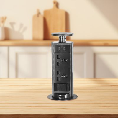 Sortie électrique universelle Sacar El Enchufe De La Cocina Tableau caché Sortie de cuisine pour une cuisine intelligente moderne