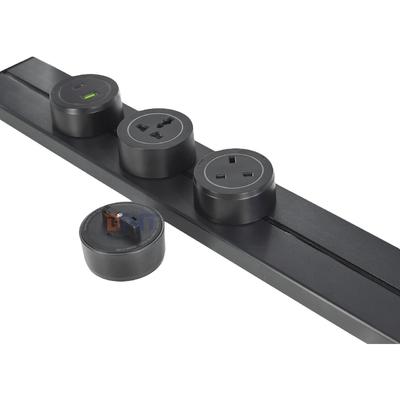 Nouveau style Convient Monté sur le mur Multi-Soutickets Power Rail Socket Track Socket électrique amovible