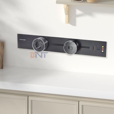 Nouvelle prise amovible, interface faible courant, pratique, murale, multiprise, rail d'alimentation