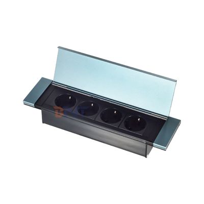 Couverture intégrée de flip Design Socket de bureau