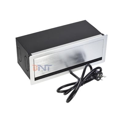 Prix de l'usine Brosse à table Flip Couverture prise d'alimentation avec 2* alimentation universelle, 2* USB A, 1* Réseau, 1* HDMI