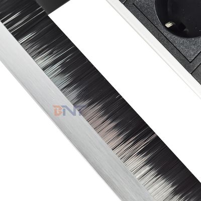 Fabrique personnalisé Bureau brosse Table Flip Couverture 20W prise USB caché Bureau alimentation Grommet