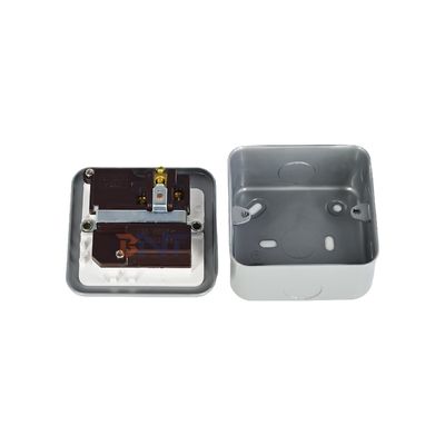 Panneau de prise murale de style nouveau standard britannique avec contrôle interrupteur marche/arrêt