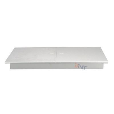 Prise de courant de bureau à ouverture coulissante pour bureaux, bureaux, salles d'étude et comptoirs avec installation encastrée