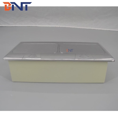 Prise escamotable en alliage d'aluminium à rebond lent pour un fonctionnement en douceur, alimentation personnalisable
