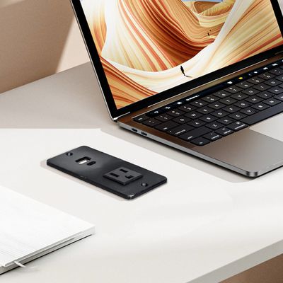 Prise de courant de table pour canapé en plastique avec 1 prise de courant standard US et port USB A+C